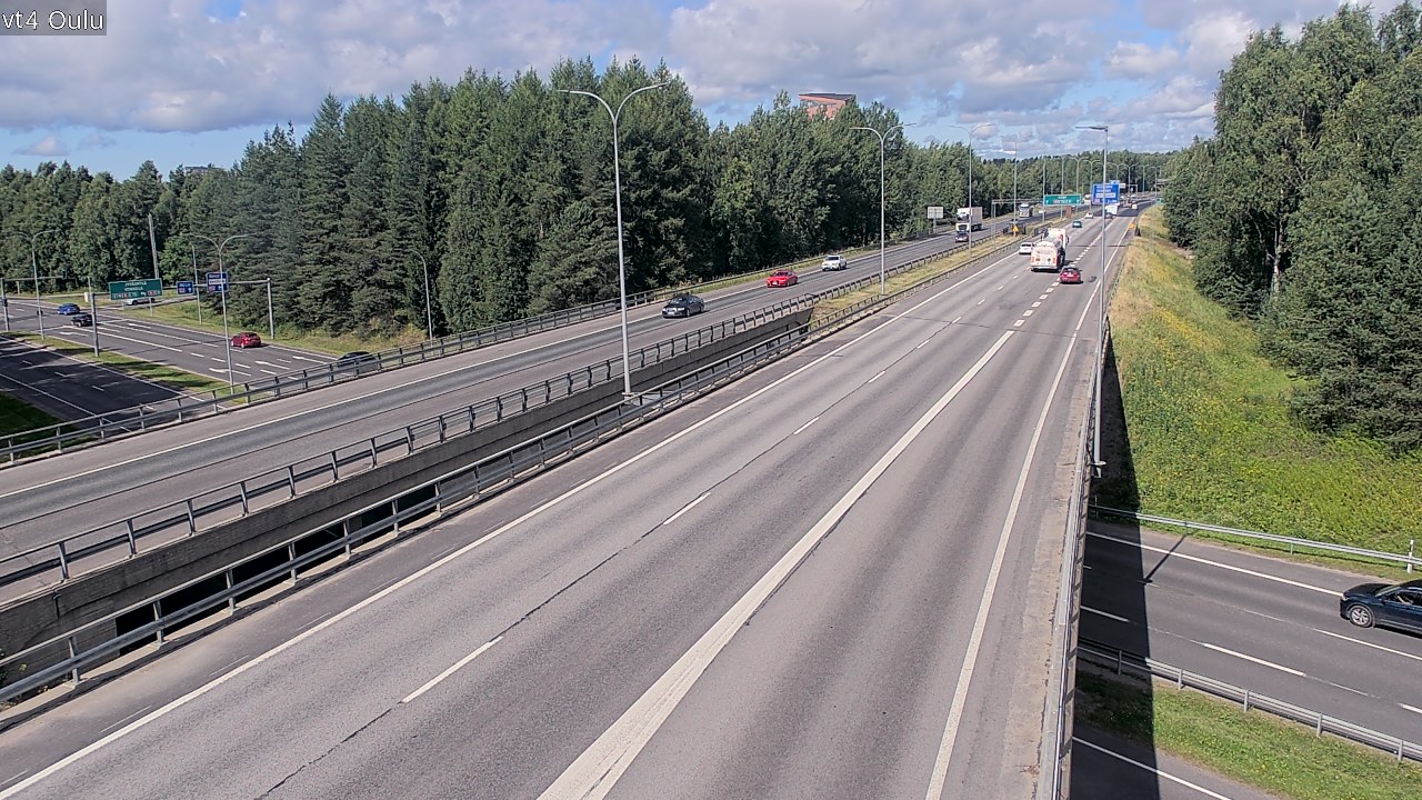 Kelikamerat Kuva Tie 4 Oulu, Oulu, Pohjois-Pohjanmaa