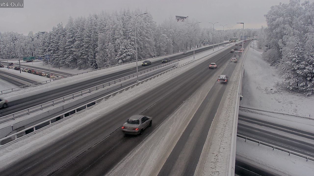 Weather Camera Image Road 4 Oulu, Oulu, Pohjois-Pohjanmaa