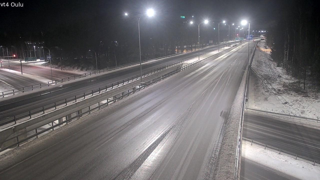 Weather Camera Image Väg 4 Uleåborg, Oulu, Pohjois-Pohjanmaa