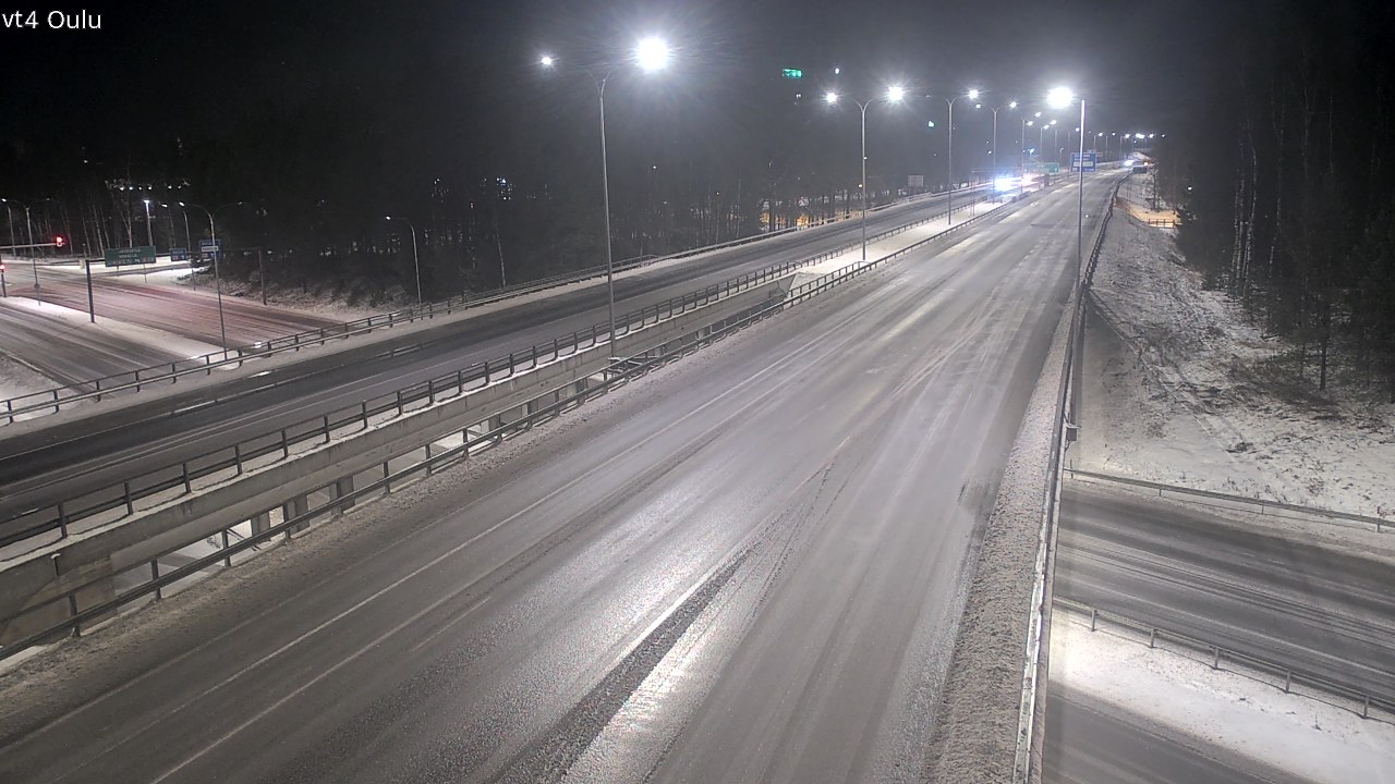 Weather Camera Image Väg 4 Uleåborg, Oulu, Pohjois-Pohjanmaa