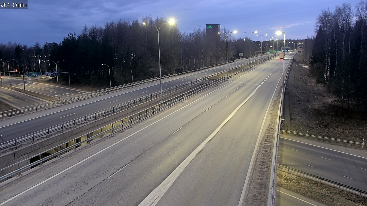 Weather Camera Image Road 4 Oulu, Oulu, Pohjois-Pohjanmaa