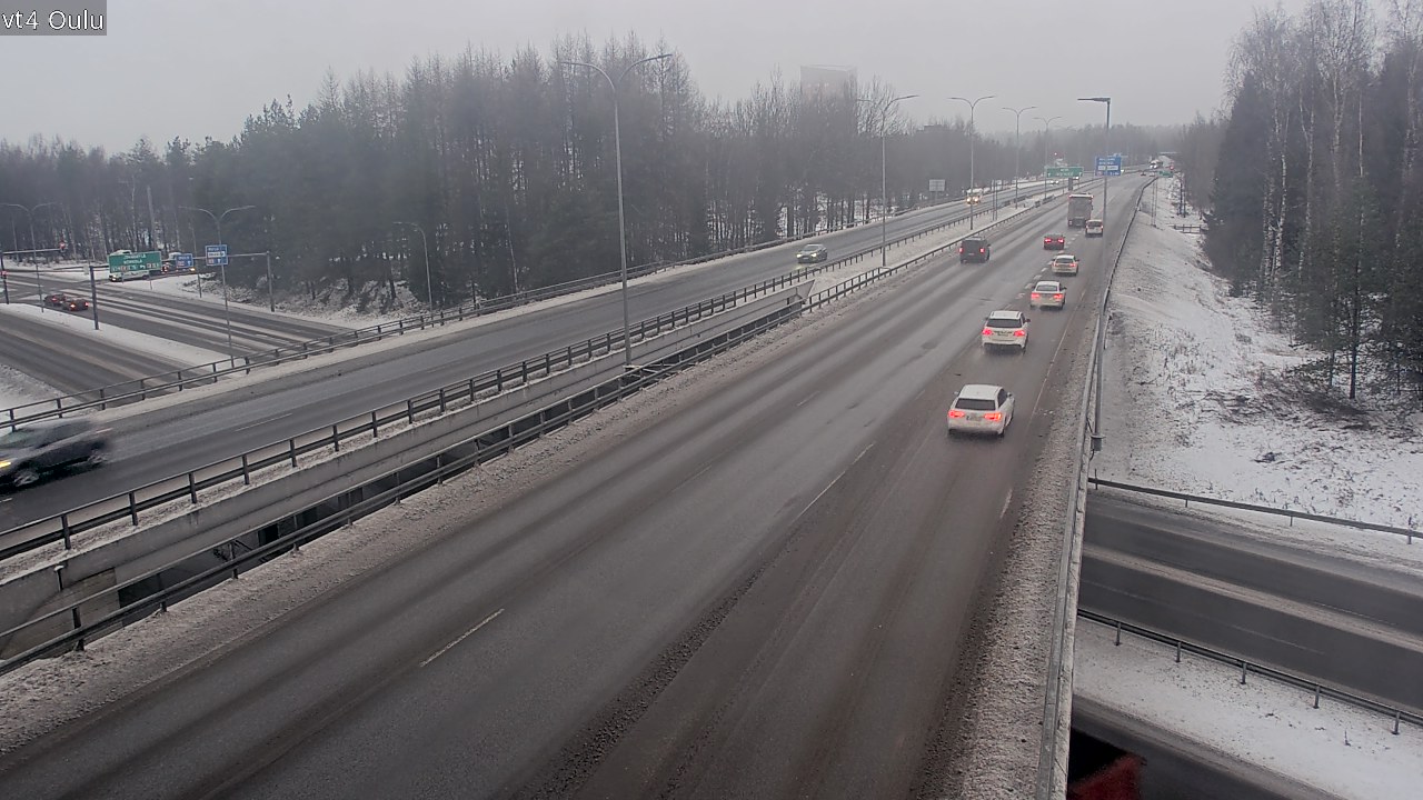 Weather Camera Image Väg 4 Uleåborg, Oulu, Pohjois-Pohjanmaa