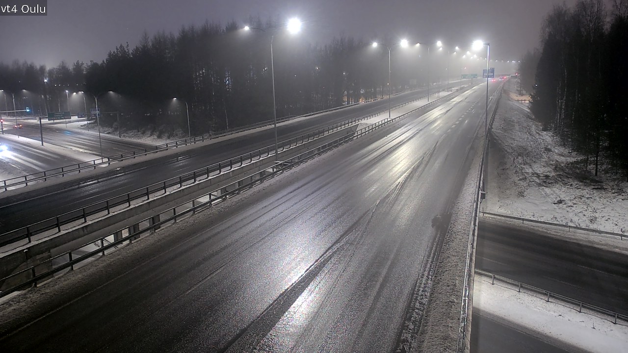 Weather Camera Image Väg 4 Uleåborg, Oulu, Pohjois-Pohjanmaa