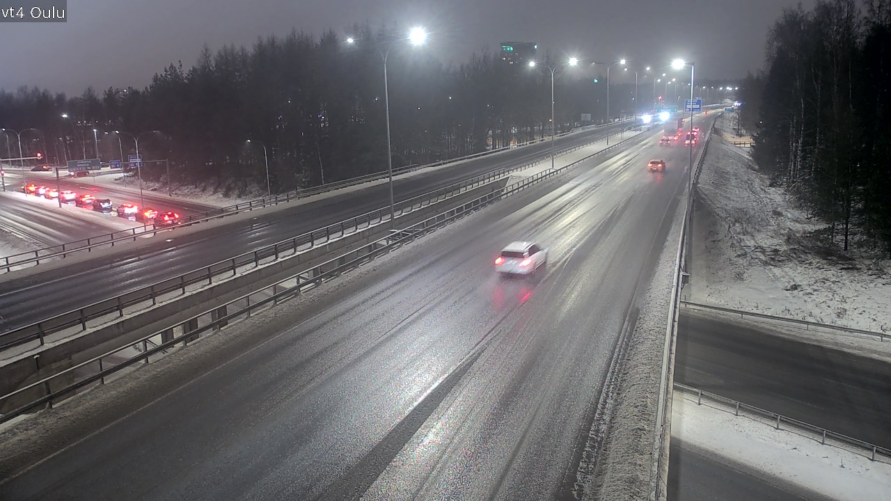 Weather Camera Image Väg 4 Uleåborg, Oulu, Pohjois-Pohjanmaa