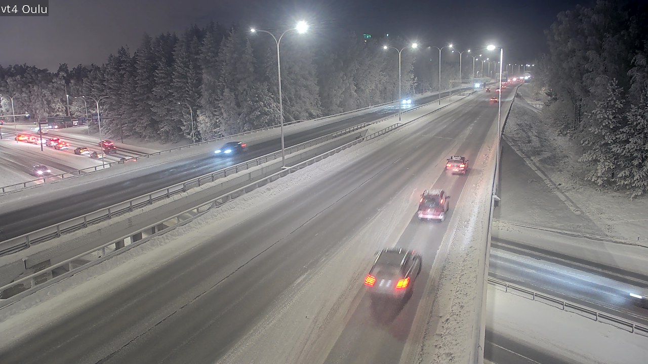 Weather Camera Image Road 4 Oulu, Oulu, Pohjois-Pohjanmaa