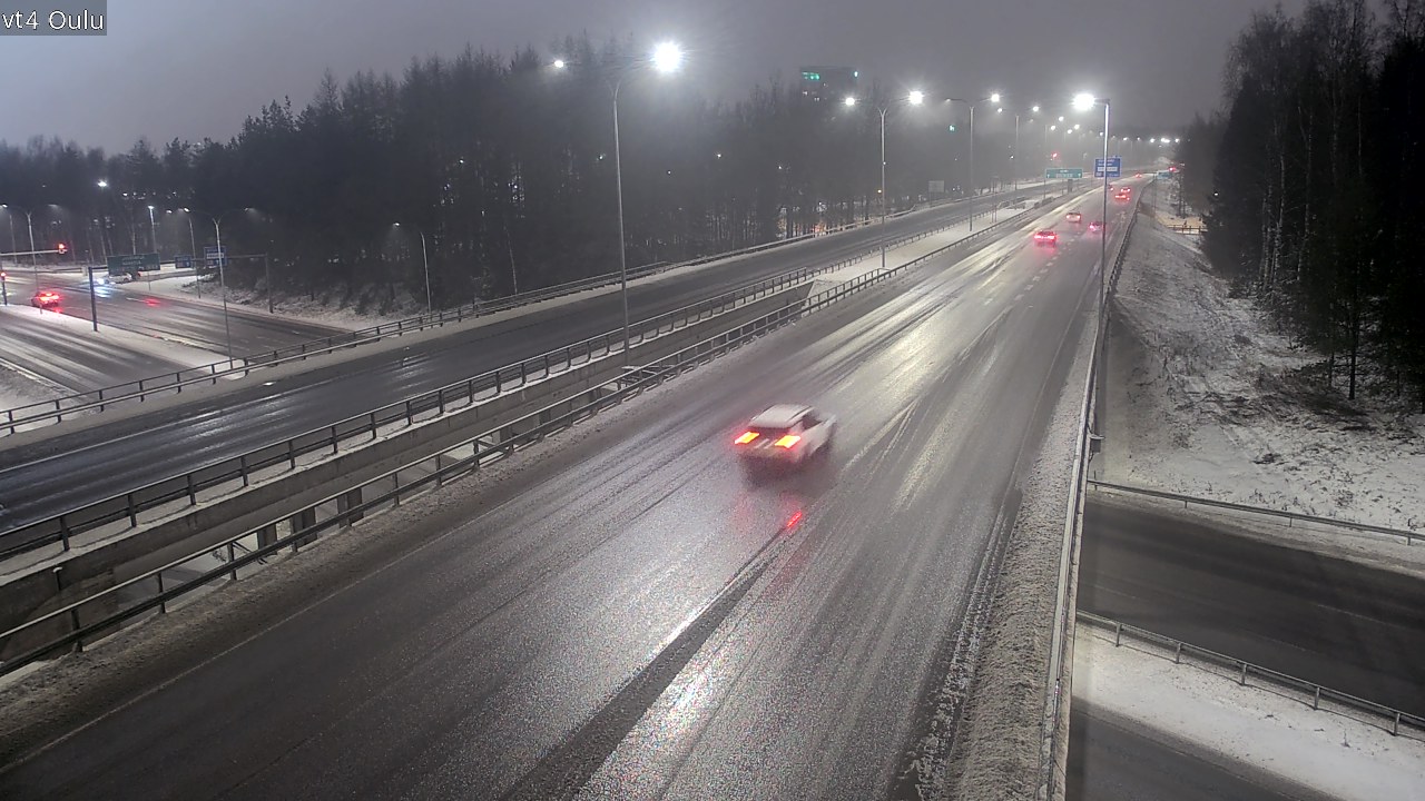 Weather Camera Image Väg 4 Uleåborg, Oulu, Pohjois-Pohjanmaa