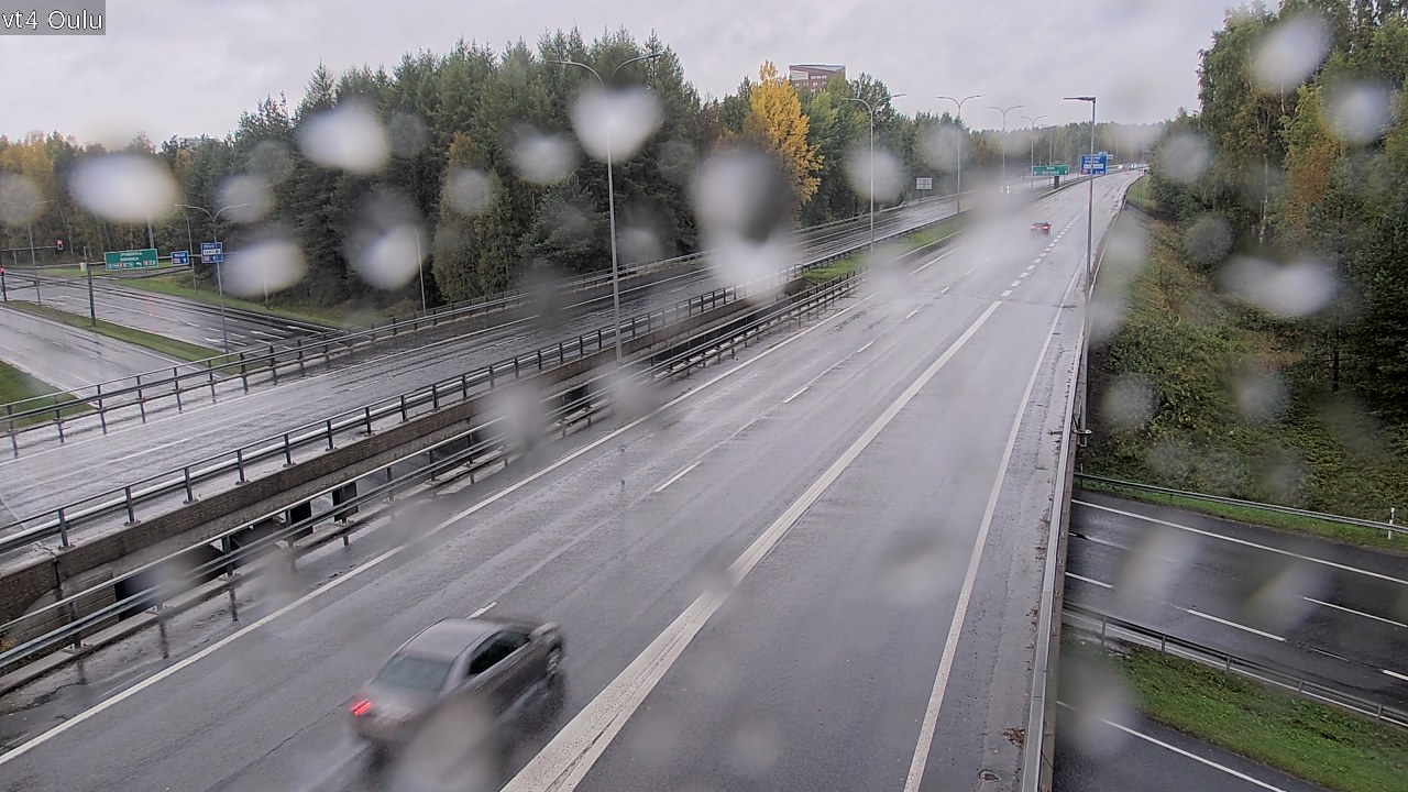 Weather Camera Image Väg 4 Uleåborg, Oulu, Pohjois-Pohjanmaa