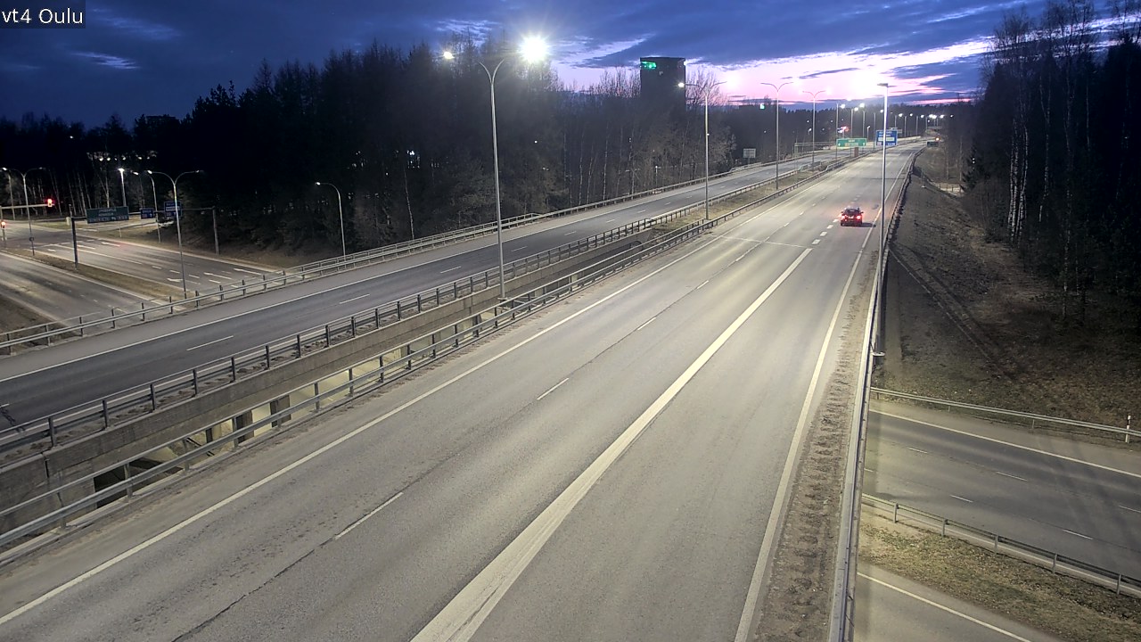 Weather Camera Image Road 4 Oulu, Oulu, Pohjois-Pohjanmaa