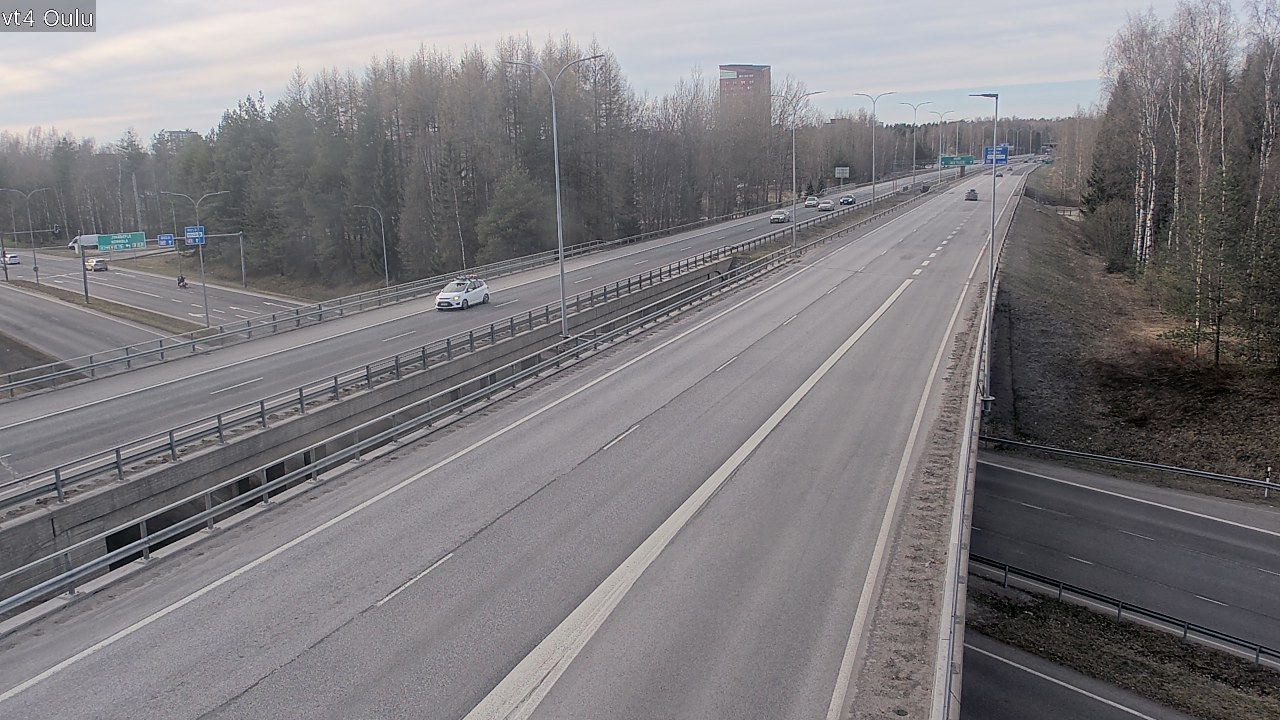 Weather Camera Image Väg 4 Uleåborg, Oulu, Pohjois-Pohjanmaa