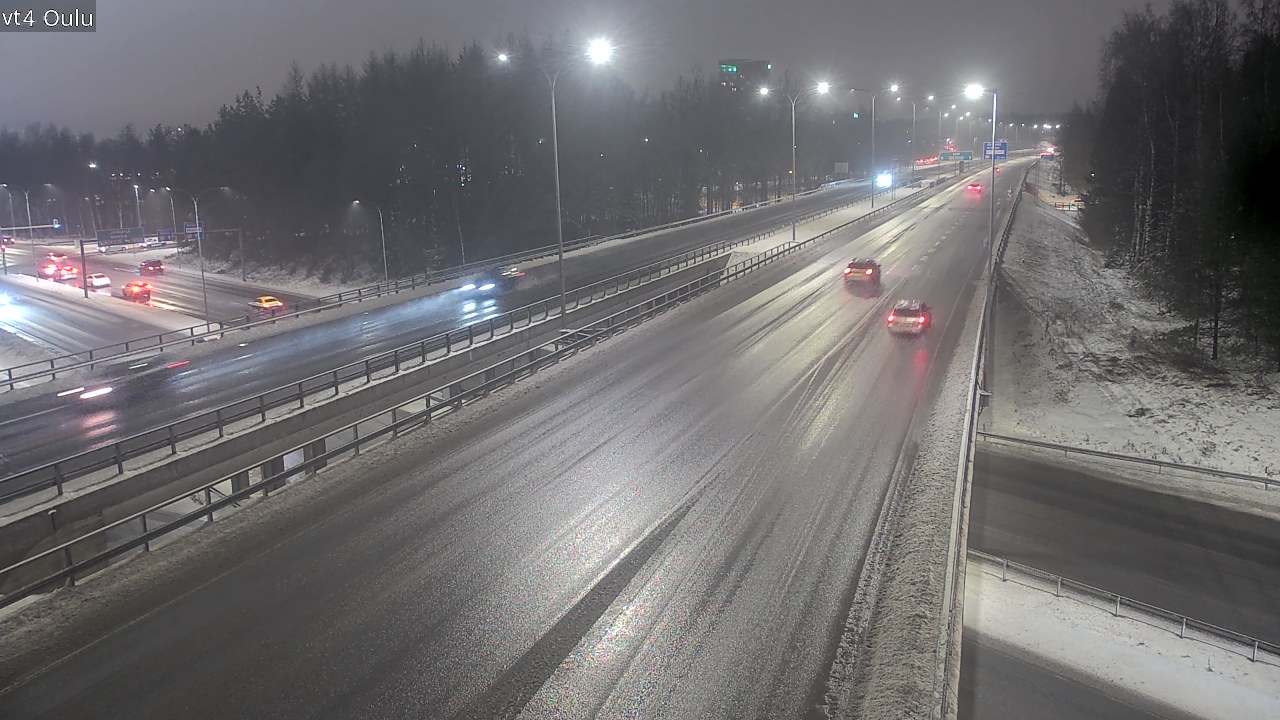 Weather Camera Image Väg 4 Uleåborg, Oulu, Pohjois-Pohjanmaa