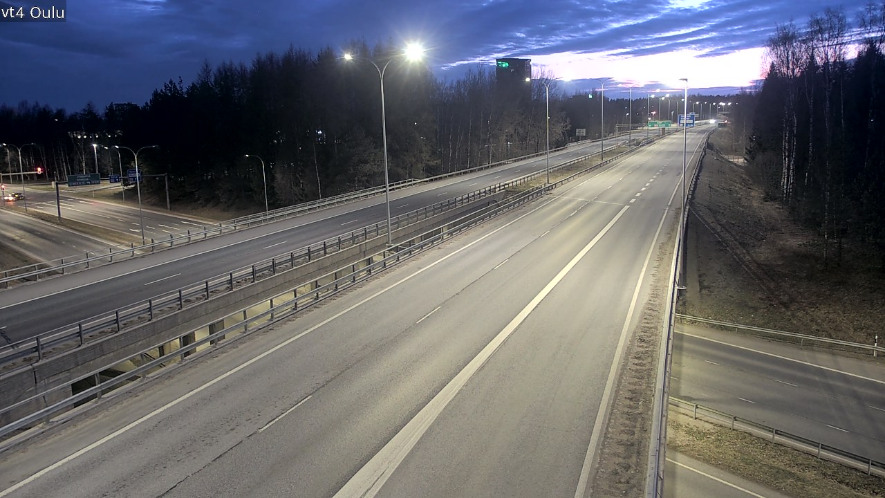 Weather Camera Image Road 4 Oulu, Oulu, Pohjois-Pohjanmaa