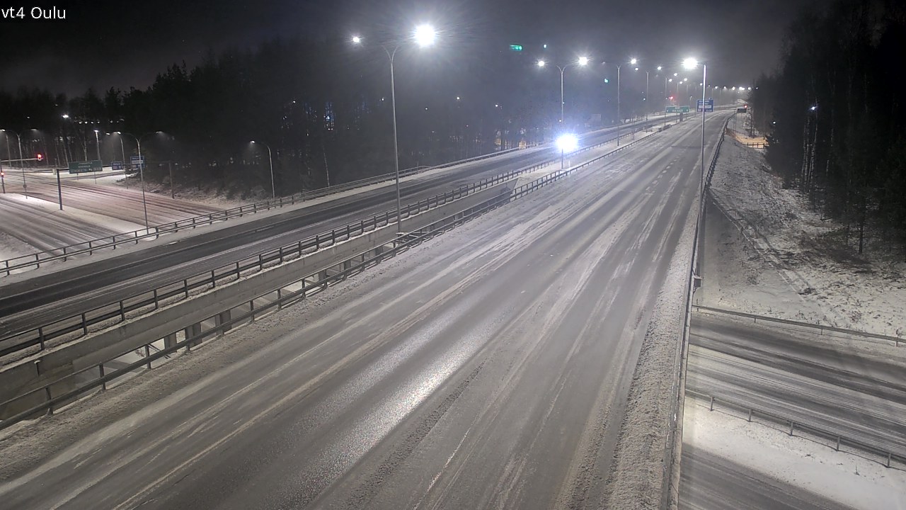 Weather Camera Image Väg 4 Uleåborg, Oulu, Pohjois-Pohjanmaa