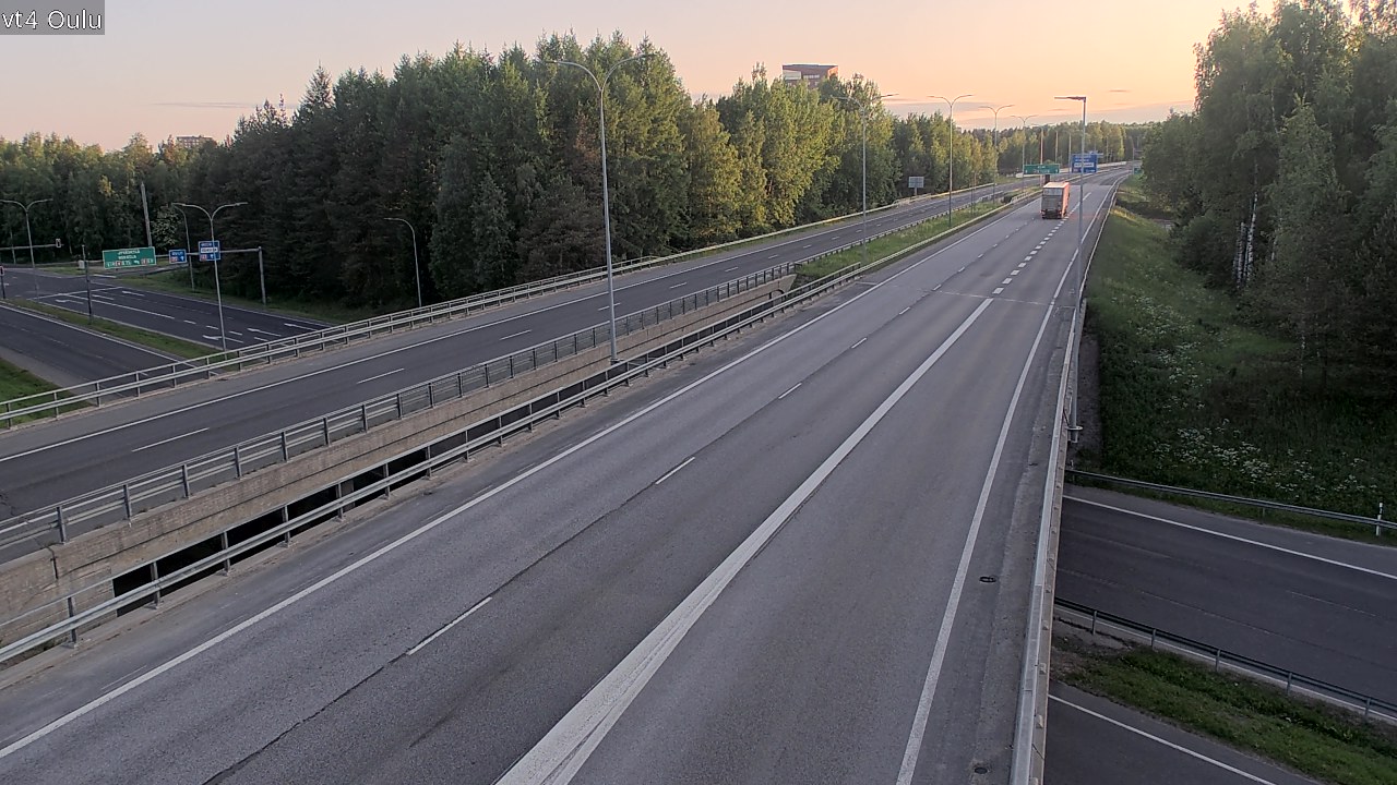 Weather Camera Image Road 4 Oulu, Oulu, Pohjois-Pohjanmaa