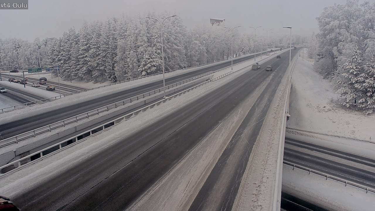 Weather Camera Image Road 4 Oulu, Oulu, Pohjois-Pohjanmaa