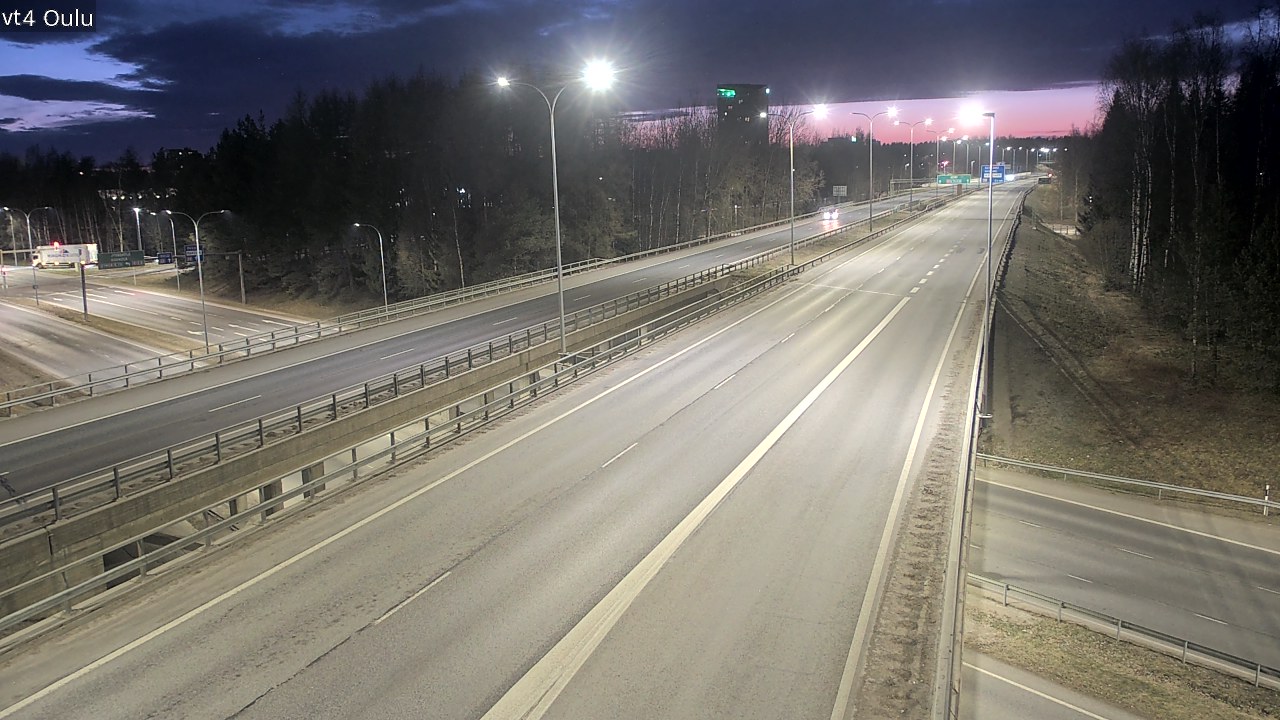 Weather Camera Image Road 4 Oulu, Oulu, Pohjois-Pohjanmaa