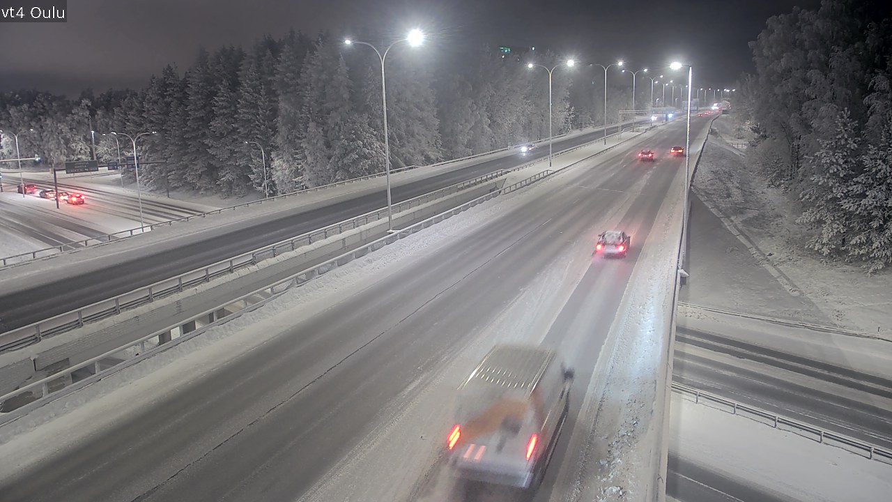 Weather Camera Image Road 4 Oulu, Oulu, Pohjois-Pohjanmaa