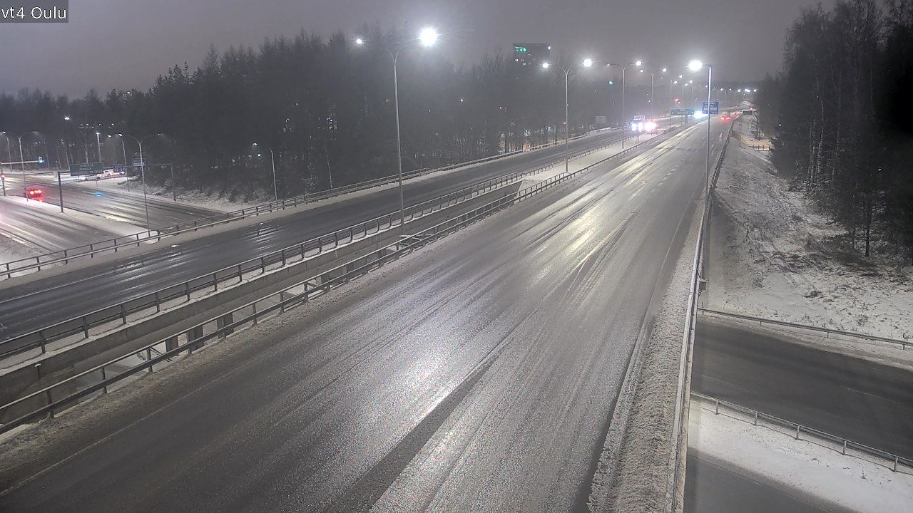 Weather Camera Image Väg 4 Uleåborg, Oulu, Pohjois-Pohjanmaa