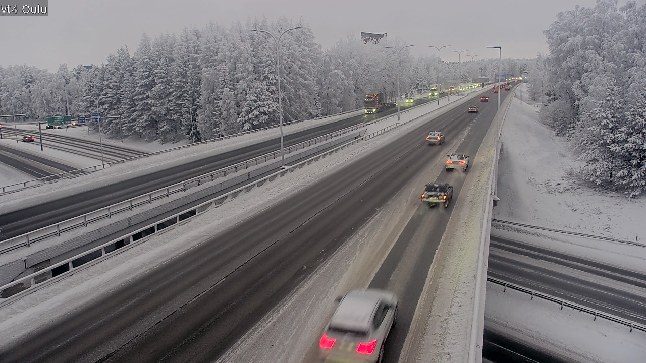 Weather Camera Image Road 4 Oulu, Oulu, Pohjois-Pohjanmaa