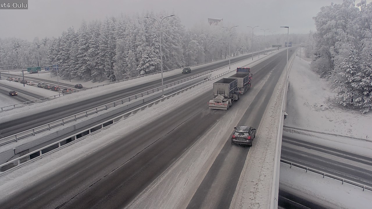 Weather Camera Image Road 4 Oulu, Oulu, Pohjois-Pohjanmaa