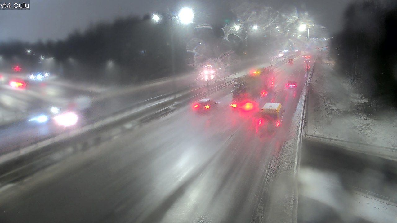 Weather Camera Image Väg 4 Uleåborg, Oulu, Pohjois-Pohjanmaa
