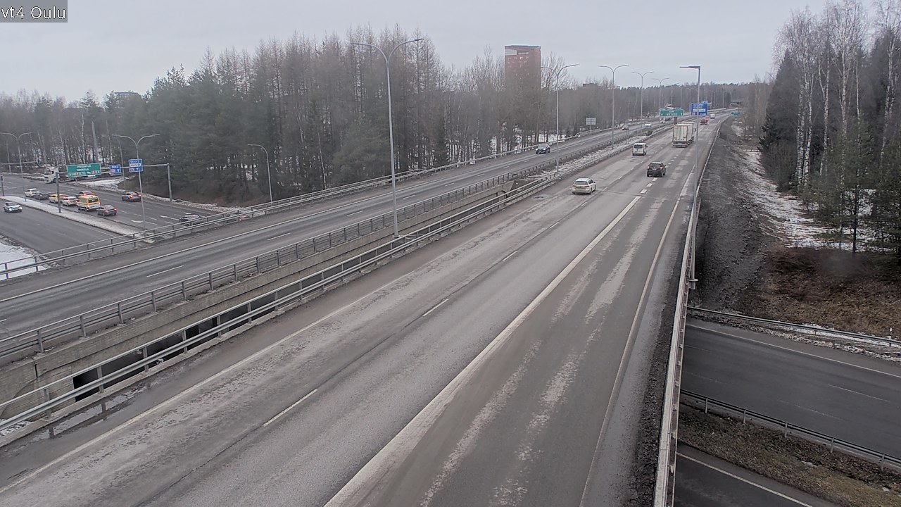 Weather Camera Image Road 4 Oulu, Oulu, Pohjois-Pohjanmaa