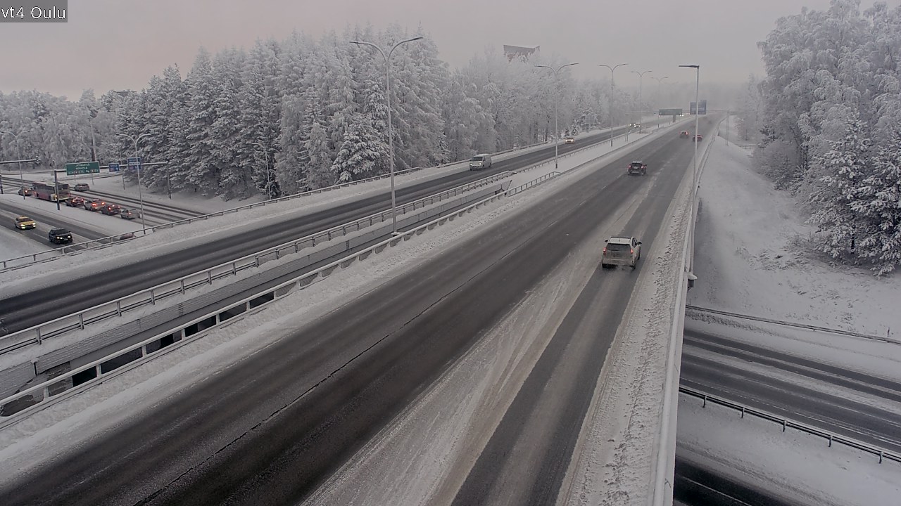 Weather Camera Image Road 4 Oulu, Oulu, Pohjois-Pohjanmaa