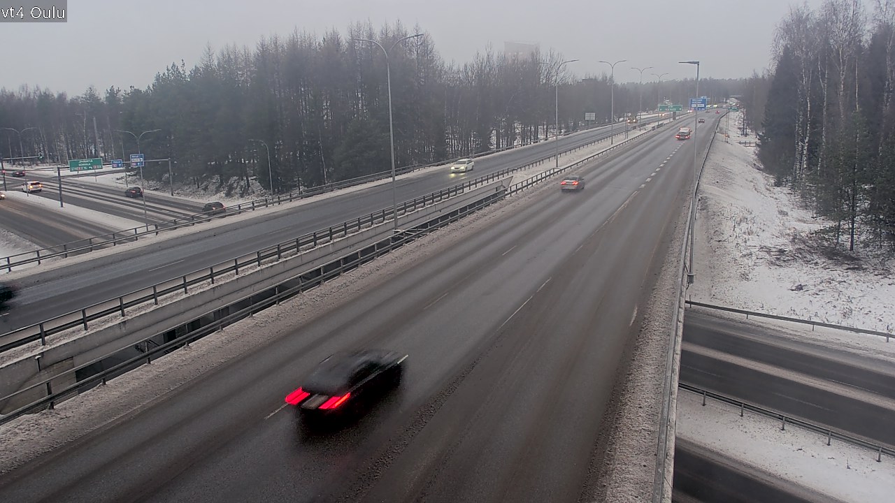 Weather Camera Image Väg 4 Uleåborg, Oulu, Pohjois-Pohjanmaa