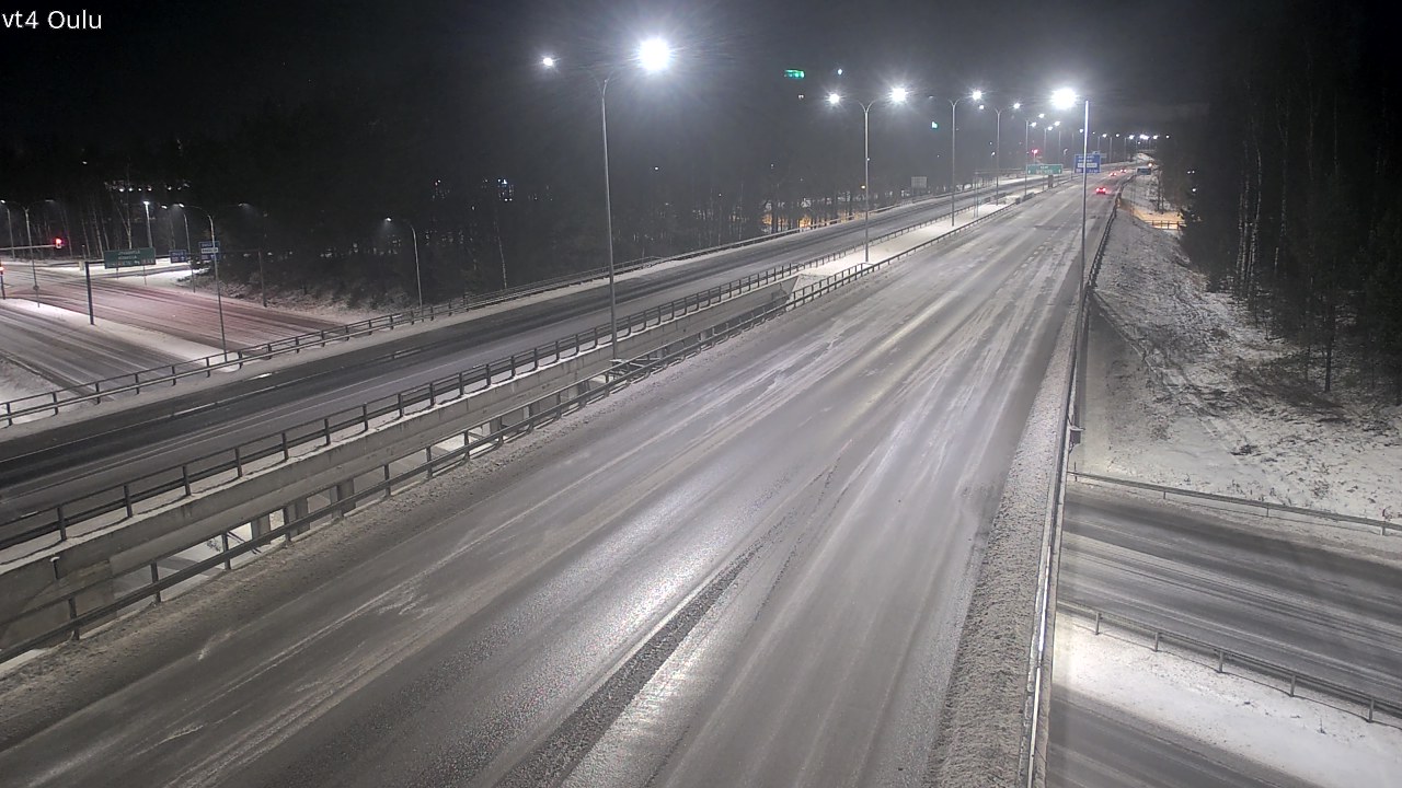 Weather Camera Image Väg 4 Uleåborg, Oulu, Pohjois-Pohjanmaa
