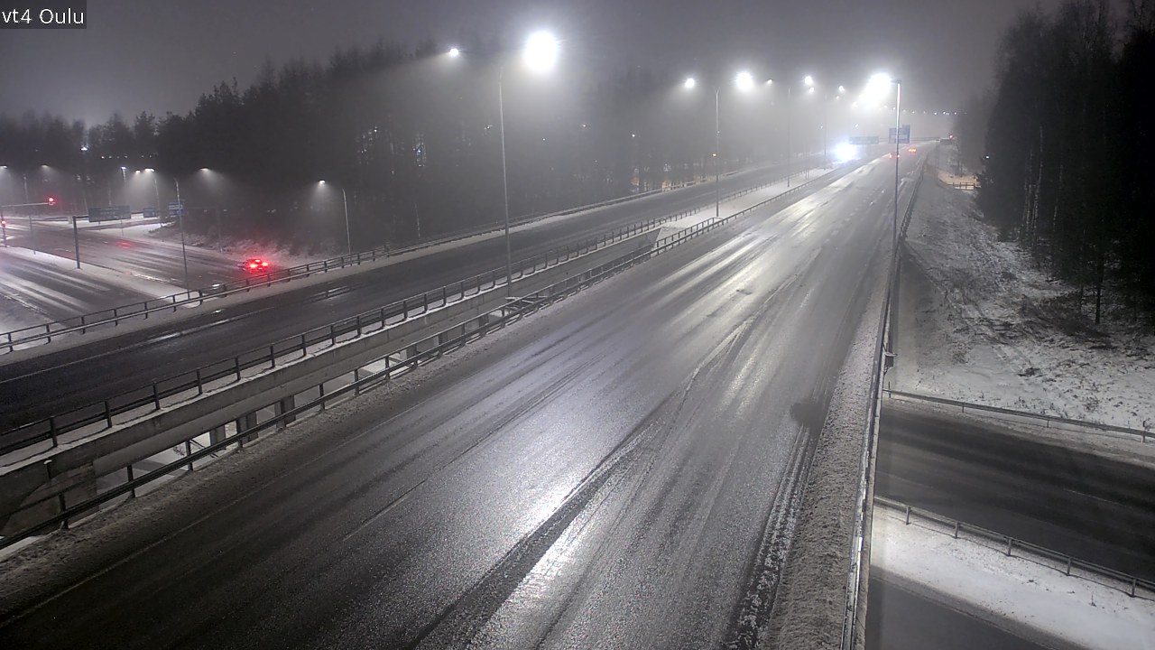 Weather Camera Image Väg 4 Uleåborg, Oulu, Pohjois-Pohjanmaa