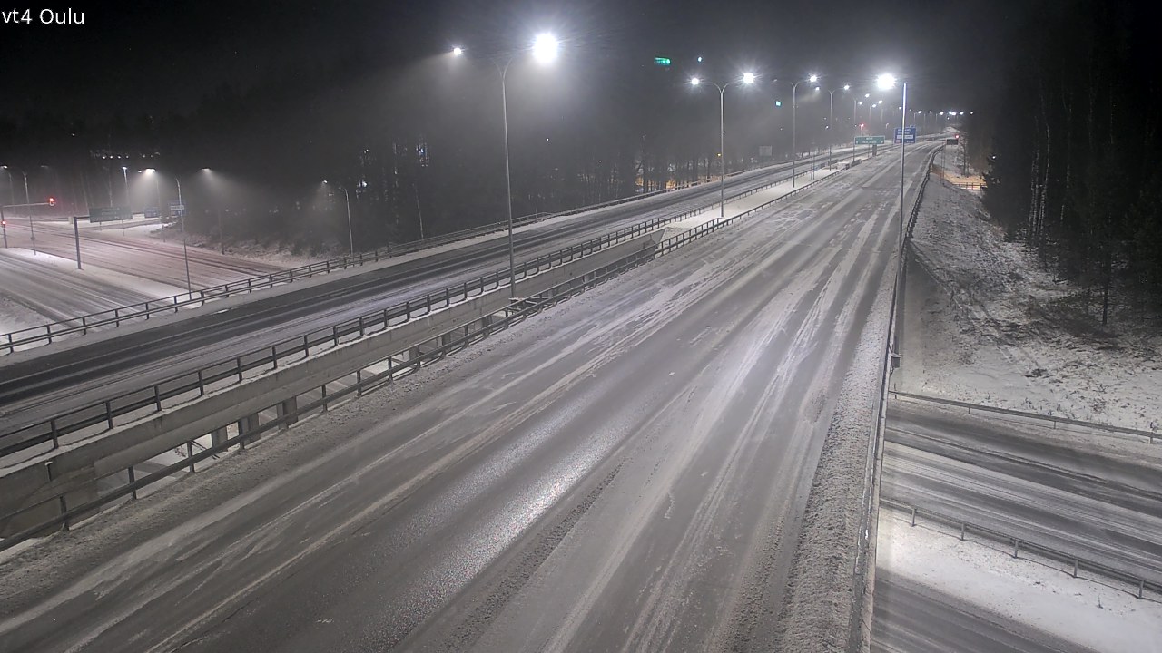 Weather Camera Image Väg 4 Uleåborg, Oulu, Pohjois-Pohjanmaa