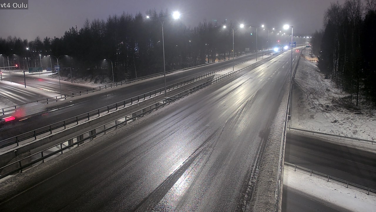 Weather Camera Image Väg 4 Uleåborg, Oulu, Pohjois-Pohjanmaa