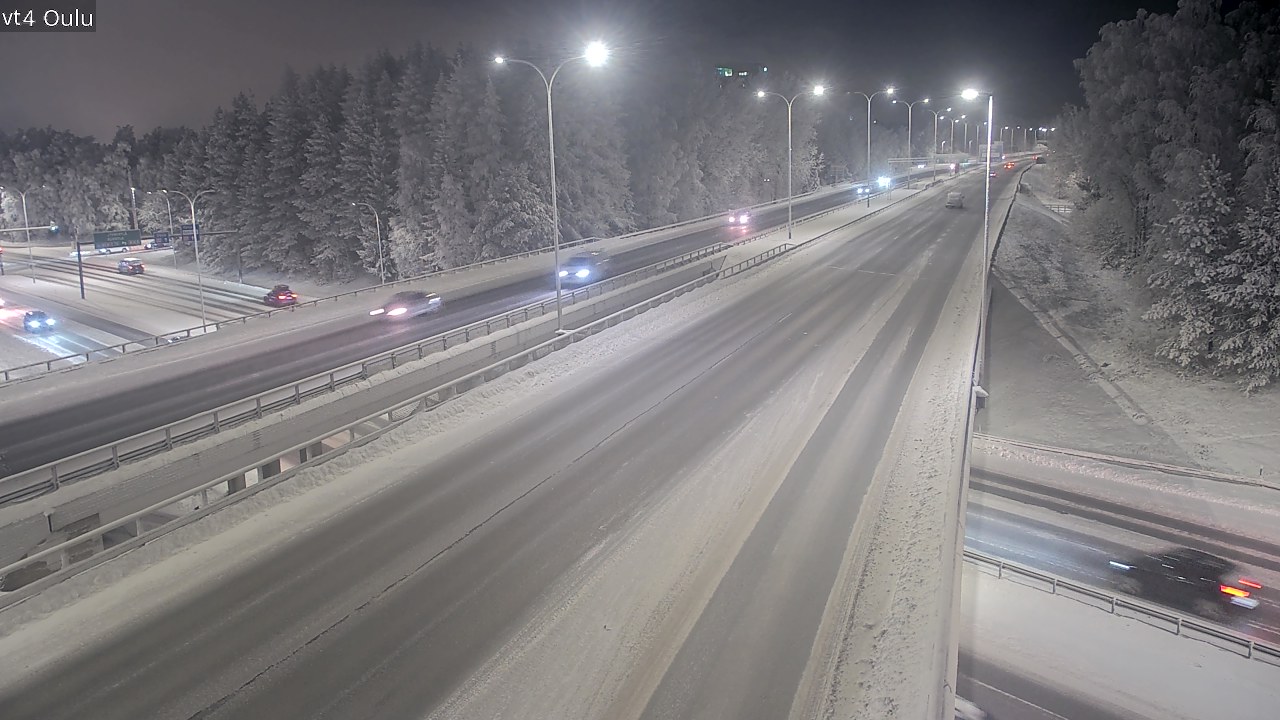 Weather Camera Image Road 4 Oulu, Oulu, Pohjois-Pohjanmaa