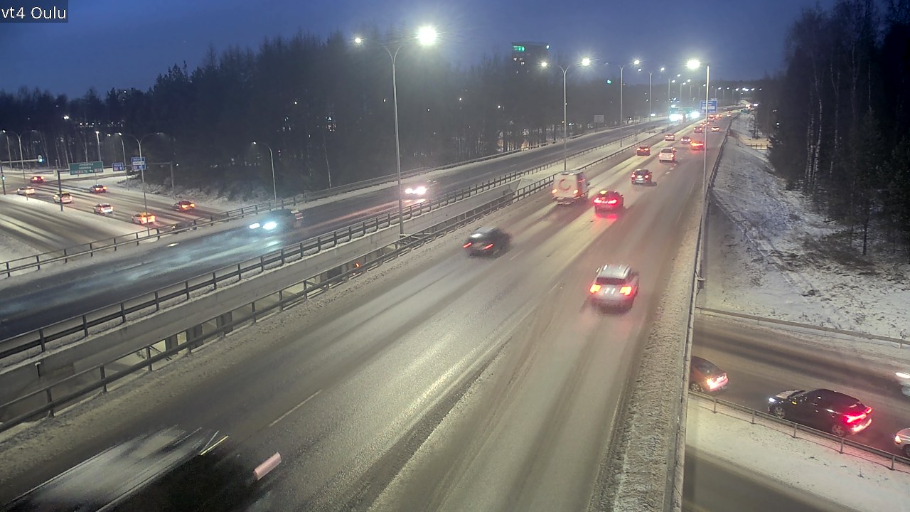 Weather Camera Image Road 4 Oulu, Oulu, Pohjois-Pohjanmaa