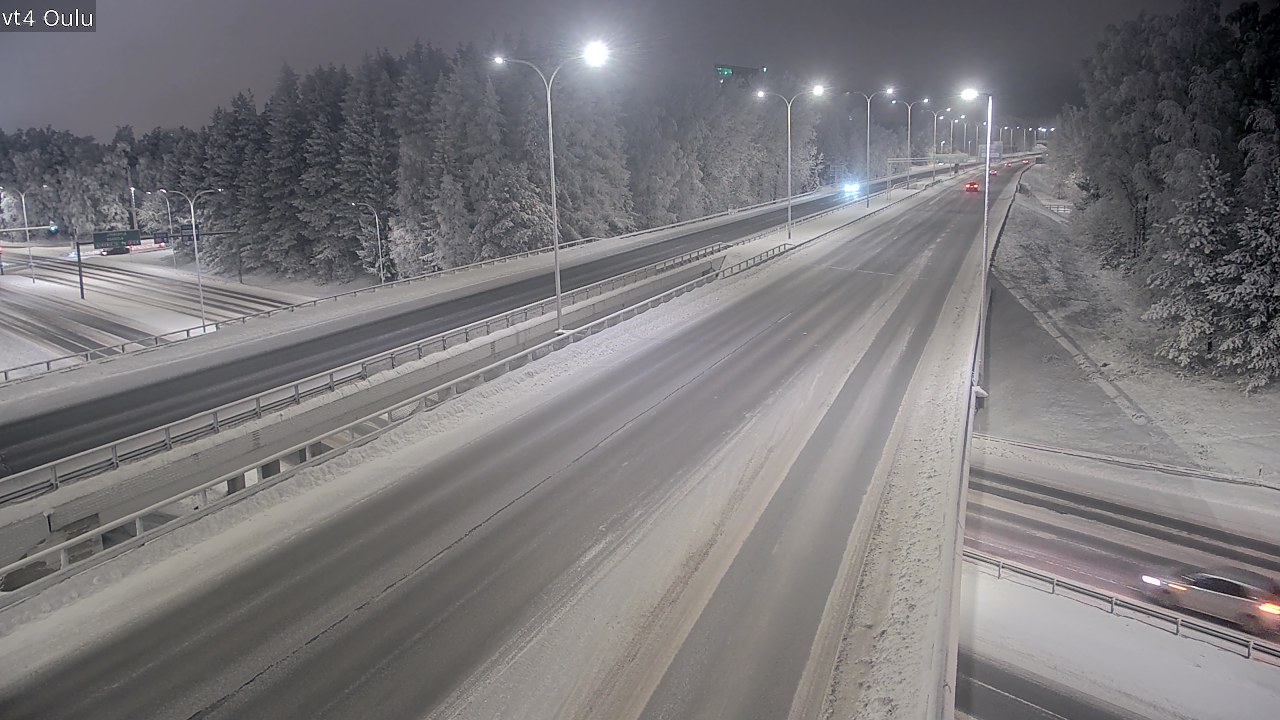 Weather Camera Image Road 4 Oulu, Oulu, Pohjois-Pohjanmaa