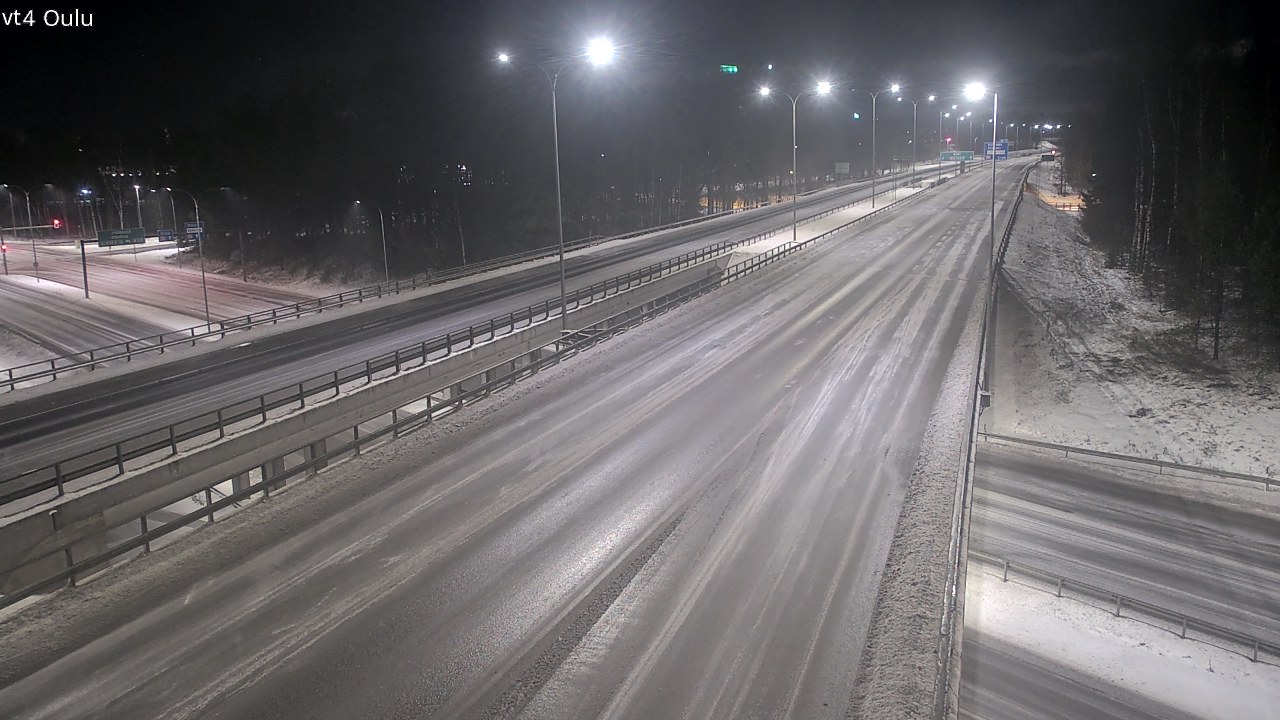 Weather Camera Image Väg 4 Uleåborg, Oulu, Pohjois-Pohjanmaa
