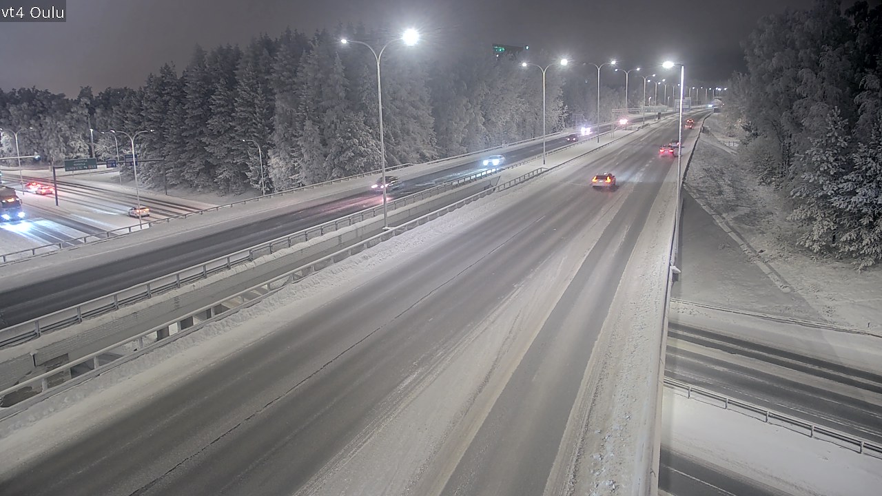 Weather Camera Image Road 4 Oulu, Oulu, Pohjois-Pohjanmaa