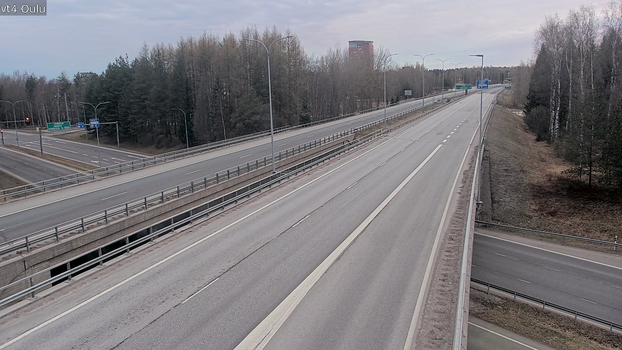 Weather Camera Image Road 4 Oulu, Oulu, Pohjois-Pohjanmaa