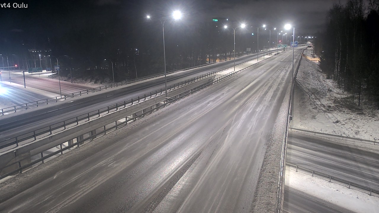 Weather Camera Image Väg 4 Uleåborg, Oulu, Pohjois-Pohjanmaa