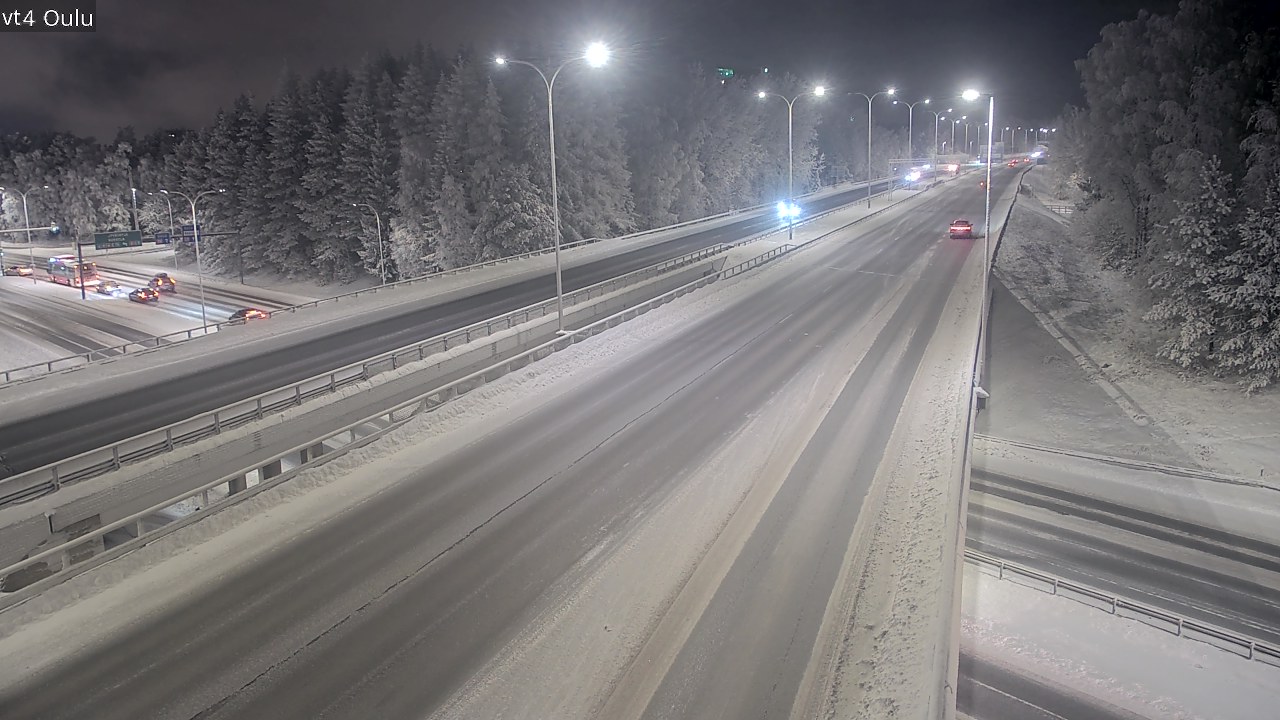 Weather Camera Image Road 4 Oulu, Oulu, Pohjois-Pohjanmaa
