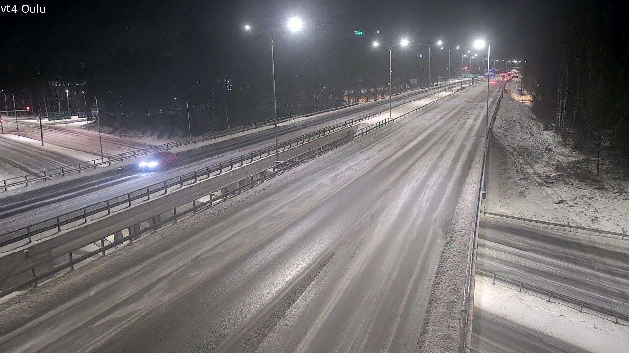 Weather Camera Image Väg 4 Uleåborg, Oulu, Pohjois-Pohjanmaa