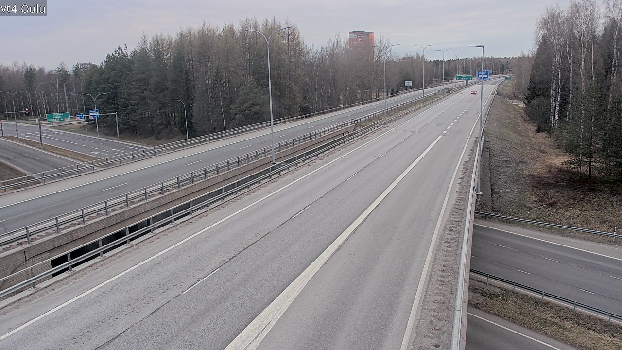Weather Camera Image Road 4 Oulu, Oulu, Pohjois-Pohjanmaa