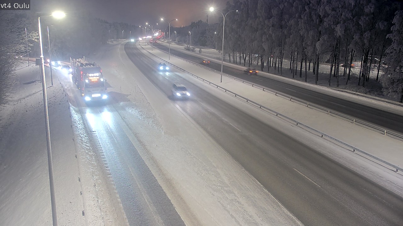 Weather Camera Image Road 4 Oulu, Oulu, Pohjois-Pohjanmaa