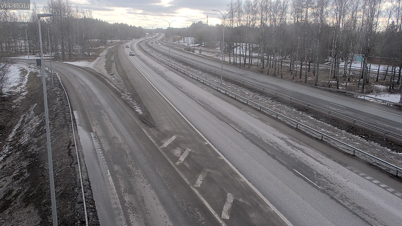 Weather Camera Image Road 4 Oulu, Oulu, Pohjois-Pohjanmaa