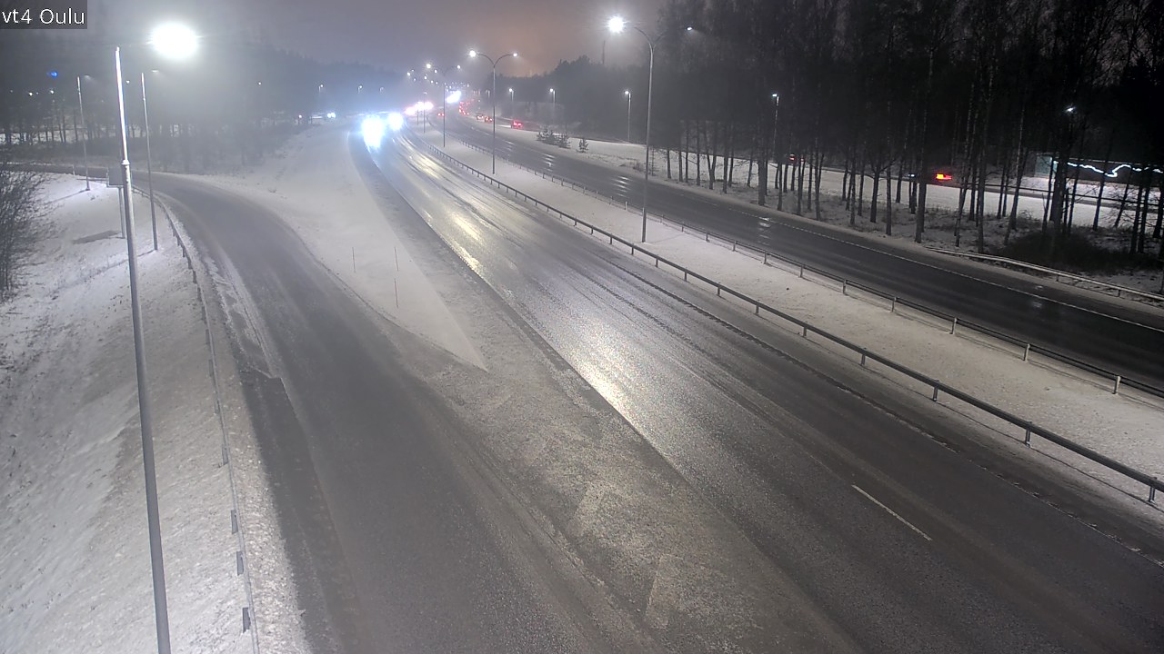 Weather Camera Image Väg 4 Uleåborg, Oulu, Pohjois-Pohjanmaa