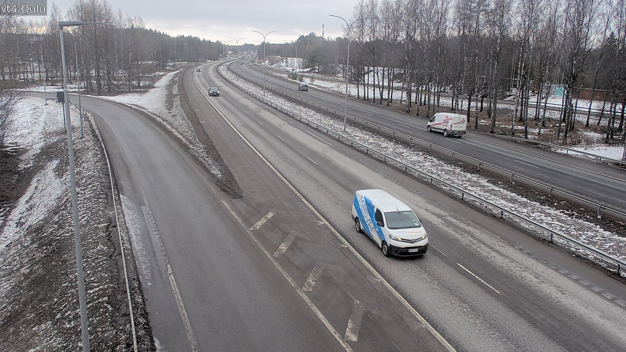 Weather Camera Image Road 4 Oulu, Oulu, Pohjois-Pohjanmaa