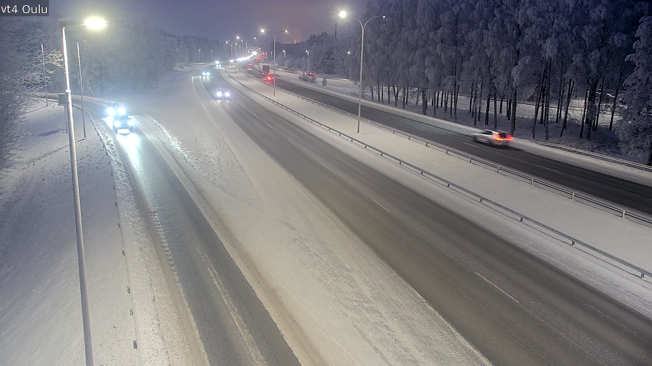 Weather Camera Image Road 4 Oulu, Oulu, Pohjois-Pohjanmaa