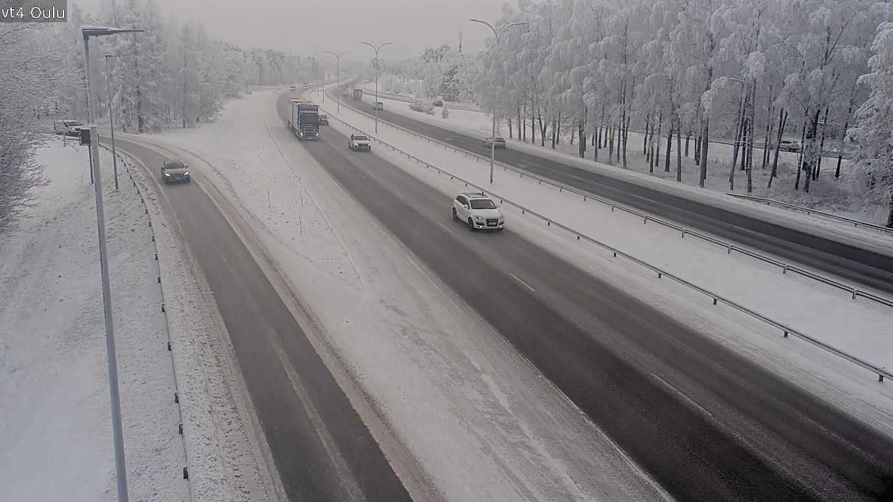 Weather Camera Image Road 4 Oulu, Oulu, Pohjois-Pohjanmaa