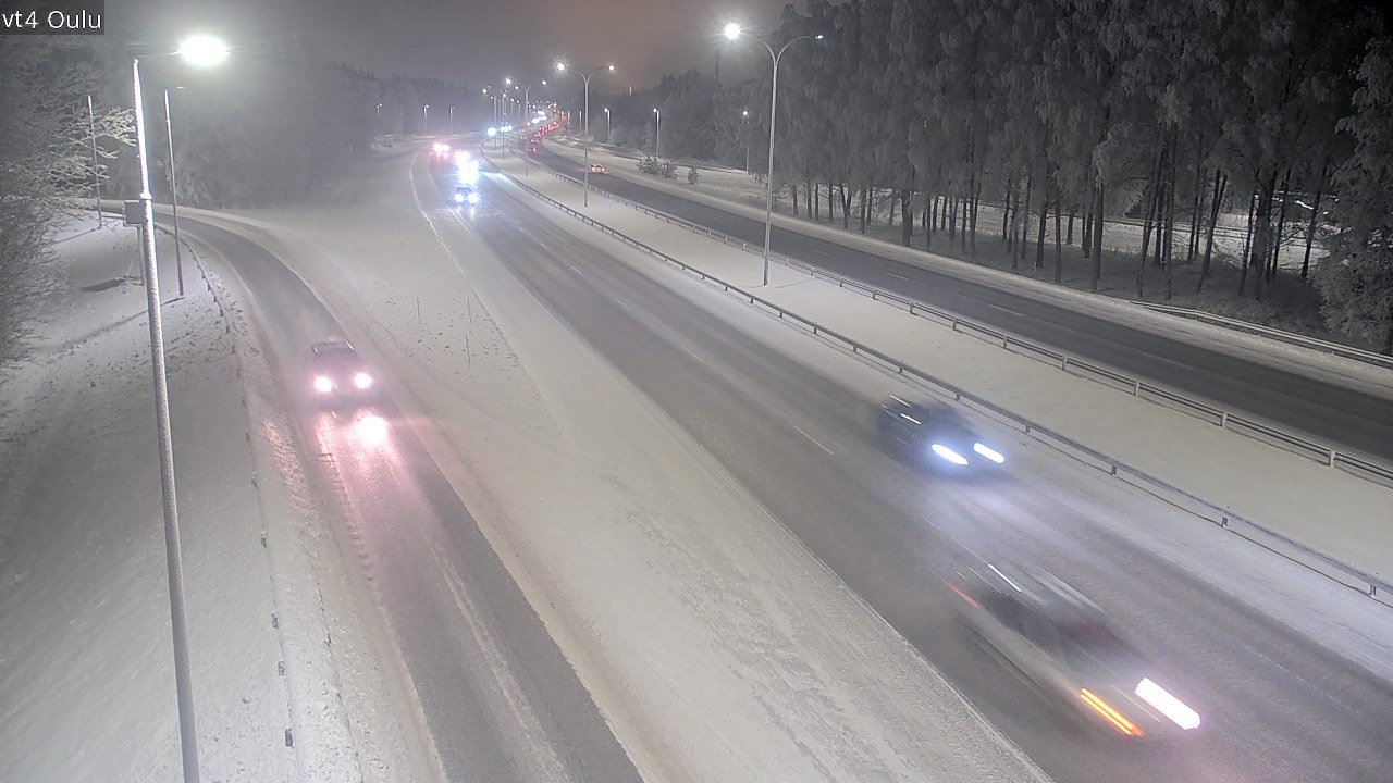 Weather Camera Image Road 4 Oulu, Oulu, Pohjois-Pohjanmaa