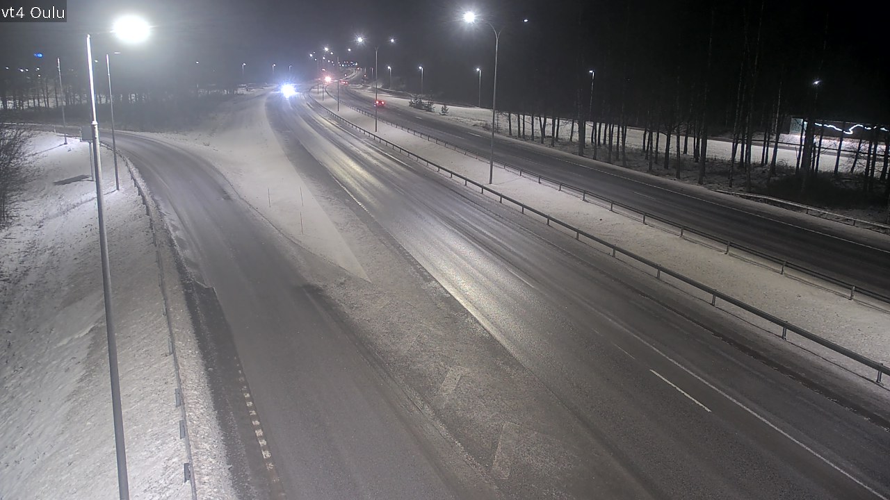 Weather Camera Image Väg 4 Uleåborg, Oulu, Pohjois-Pohjanmaa