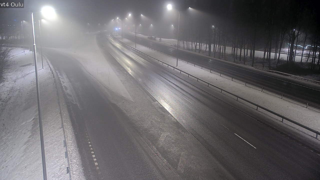 Weather Camera Image Väg 4 Uleåborg, Oulu, Pohjois-Pohjanmaa